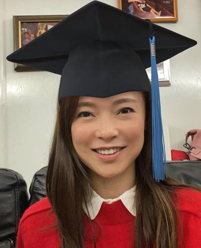 歐倩怡一級榮譽畢業。（Instagram圖片）