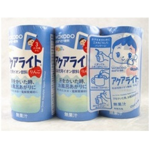 和光堂 3個月起嬰兒電解飲品 (蘋果味) 125ml x 3支 (KK3)-500x500