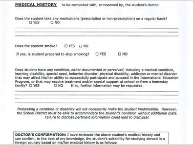 medical history