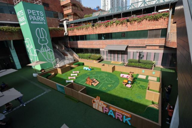 沙田新城市廣場全新專為寵物而設的「New Town Plaza Pets Park 寵物同樂園」正式開幕，佔地約2500呎，免費入場。