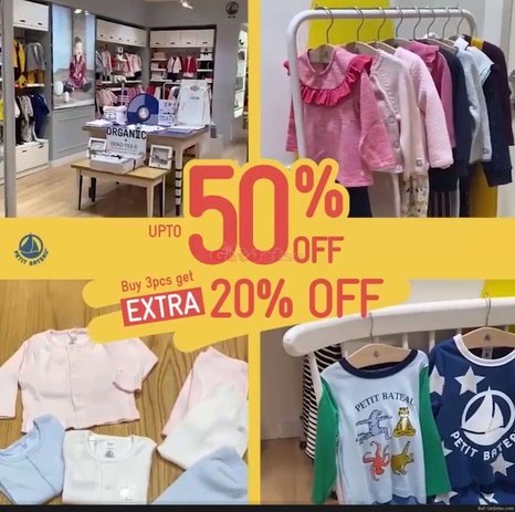 Petit Bateau 低至5折減價優惠(2月18日更新)